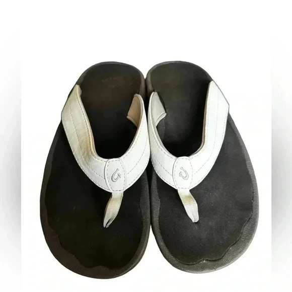 Olukai Ohana Flip Flop Sandals Size W9 Brown Quick-Dry - Picture 4 of 11